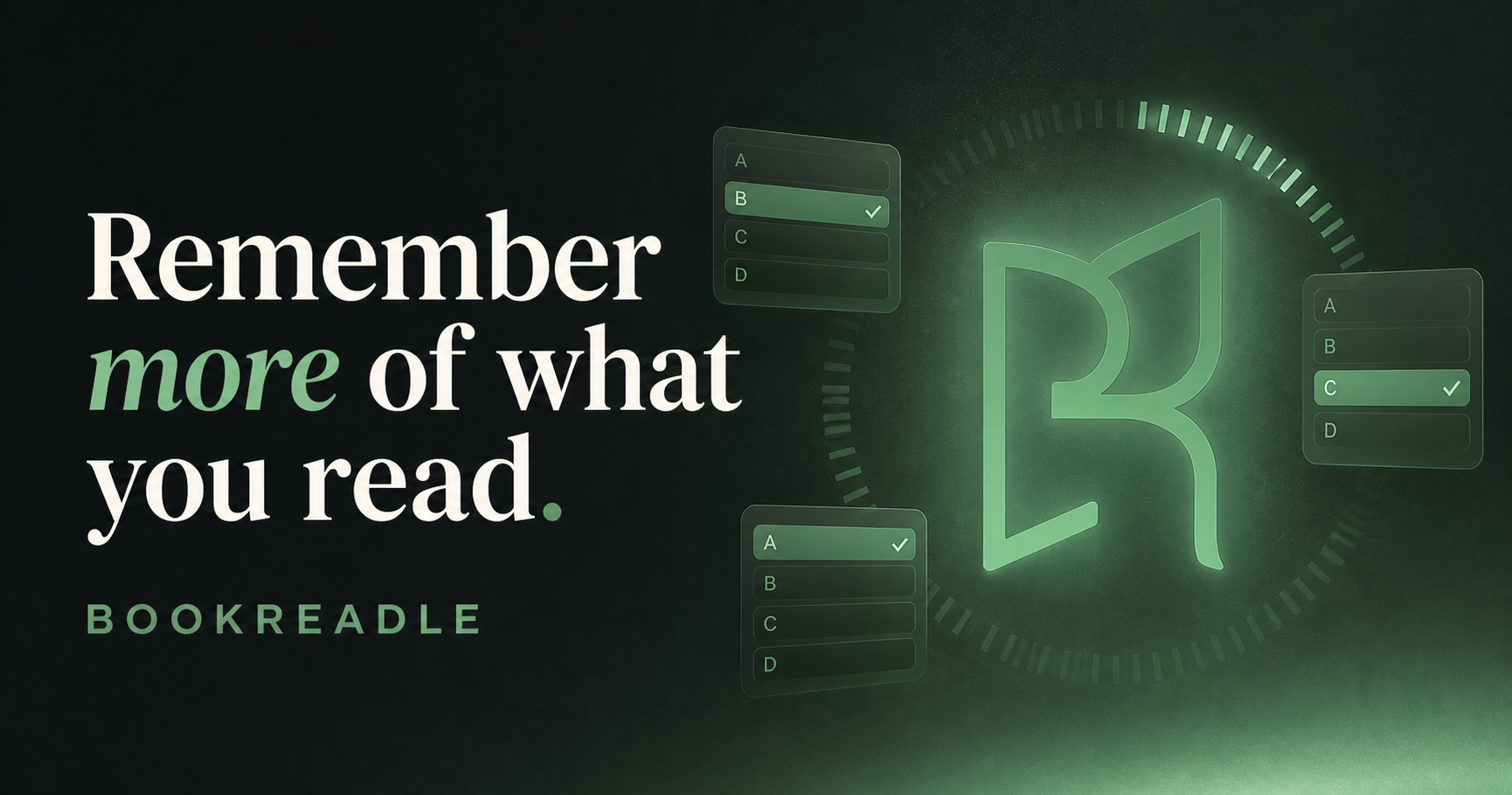 BookReadle — Remember more of what you read
